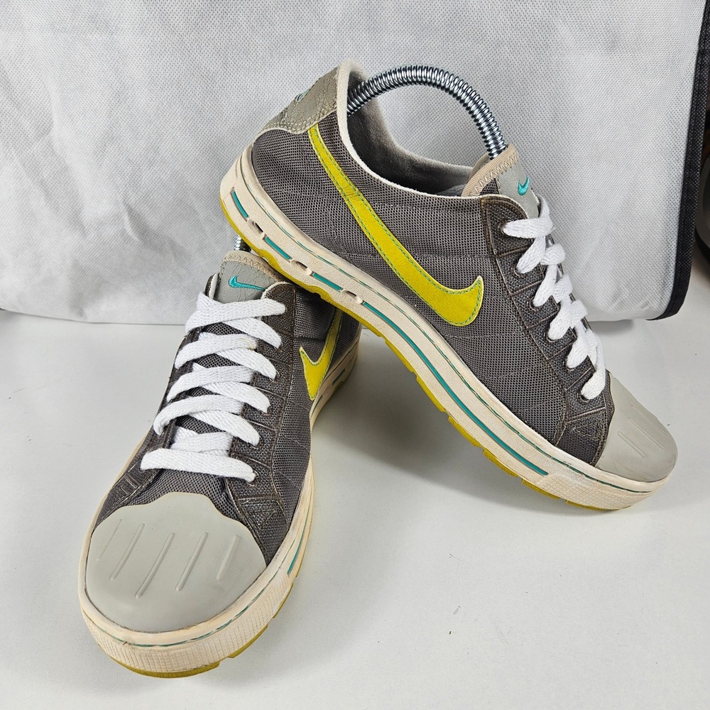 Nike ACG Soaker Grey Yellow Vintage 2006 Sneakers 315840-071 Womens 9 Mens 7.5